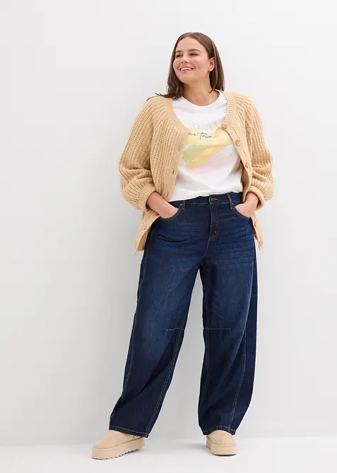 T-shirt i ren ekologisk bomull, bonprix