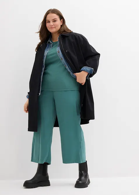 Slipover i mjuk viskosmix, bonprix