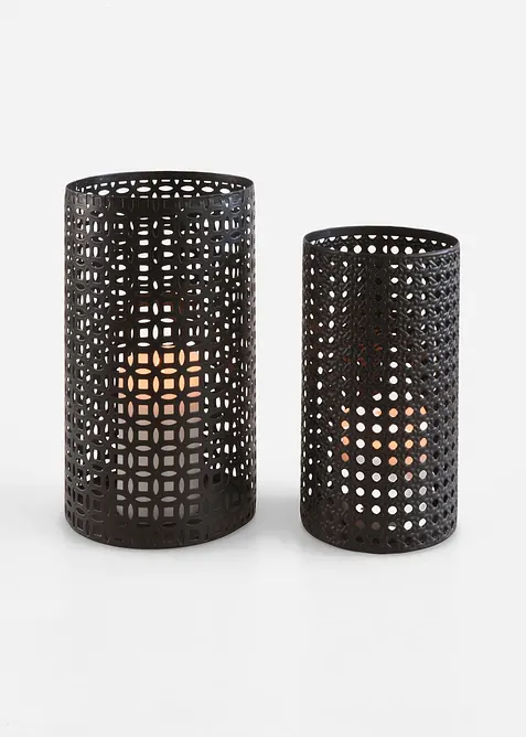 Värmeljushållare (set med 2 delar), bonprix