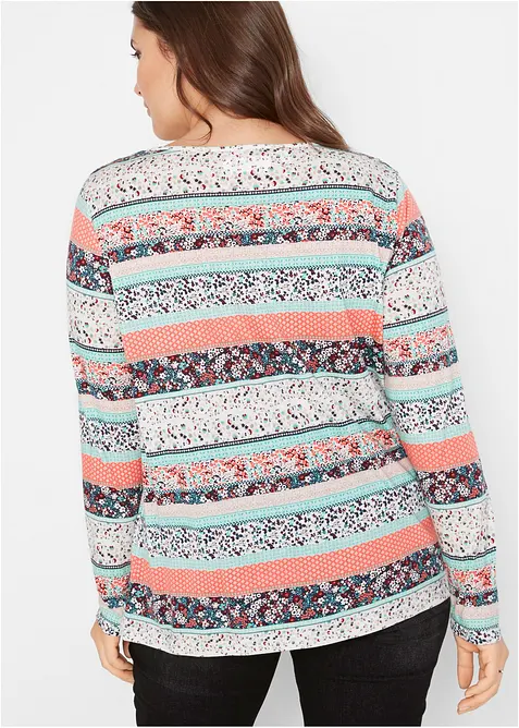 Trik&aring;tunika, l&aring;ng&auml;rmad, bonprix