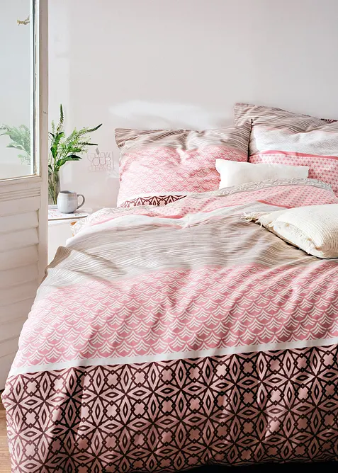 Randigt påslakanset, bonprix