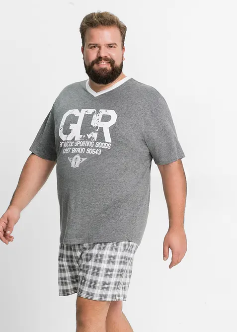 Pyjamas med shorts, bonprix