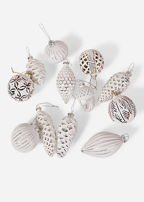 Julgranskulor (set med 12 st.), bonprix