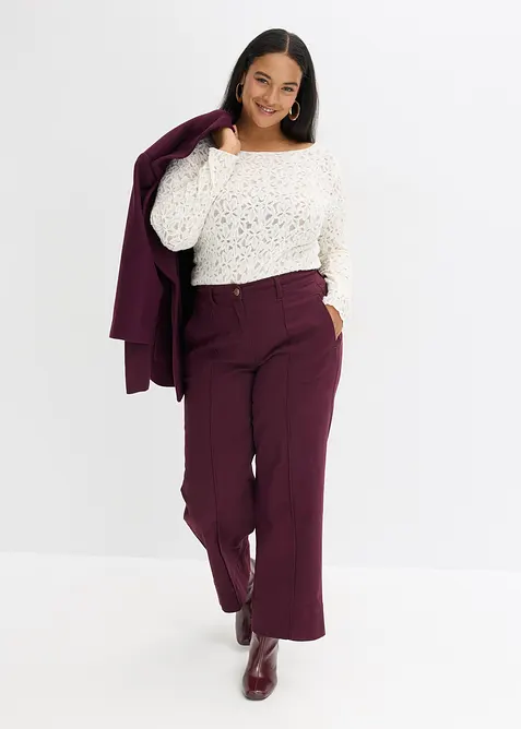 Spetsbody med mysig yta, bonprix