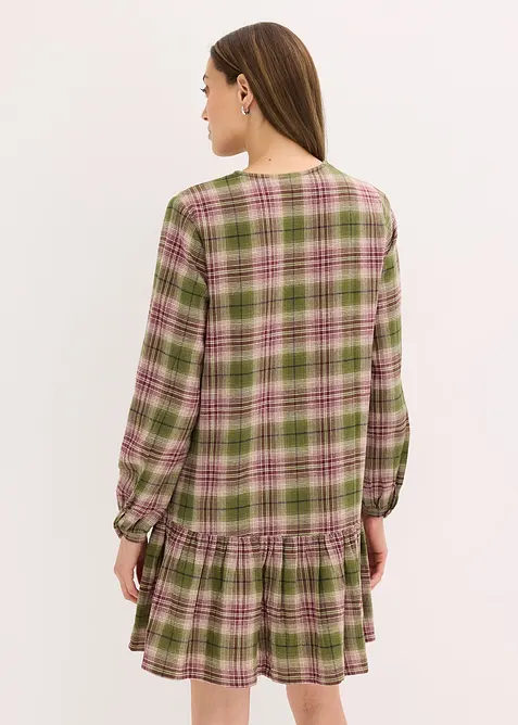 Miniklänning av bomullsmix, bonprix