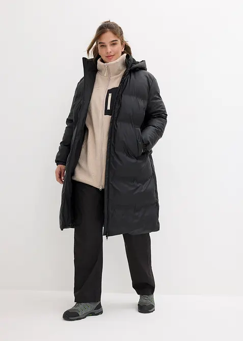 Vattenavvisande regnkappa med kviltad look, bonprix