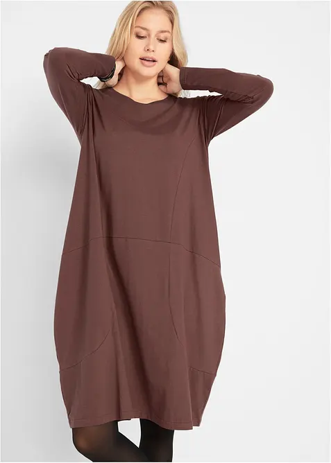 Ballongformad jerseyklänning, bonprix