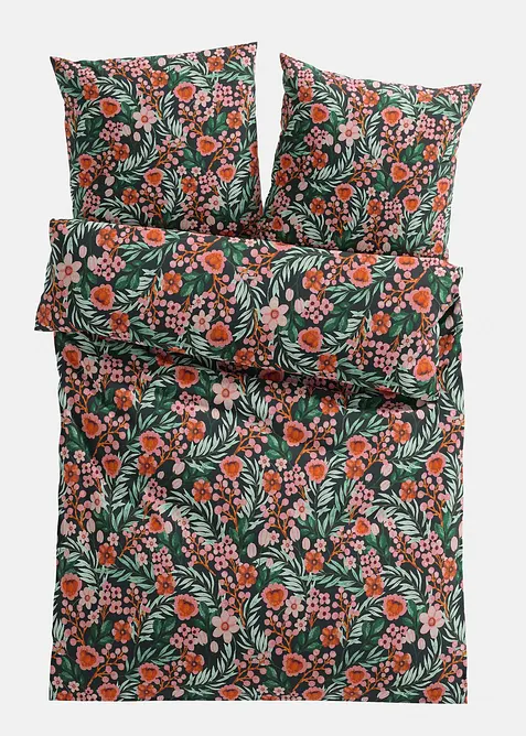 Sängkläder med blommönster, bonprix