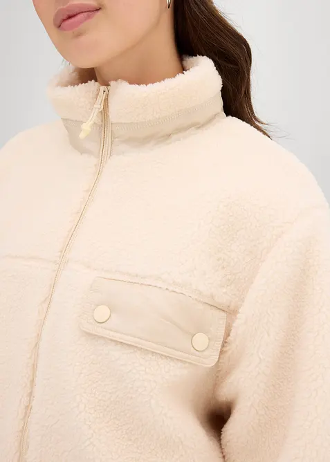 Jacka i teddyfleece, bonprix