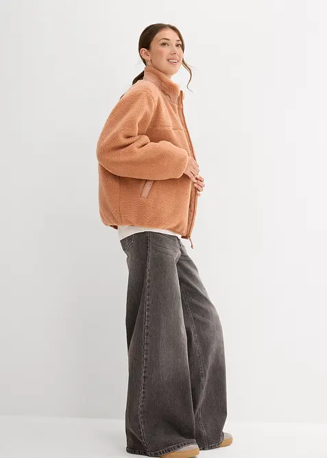 Jacka i teddyfleece, bonprix