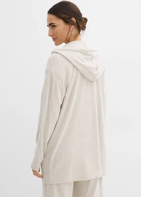 Cardigan i fintrådig viskosmix, bonprix