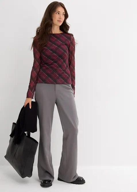 L&aring;ng&auml;rmad topp av tunn mesh, bonprix