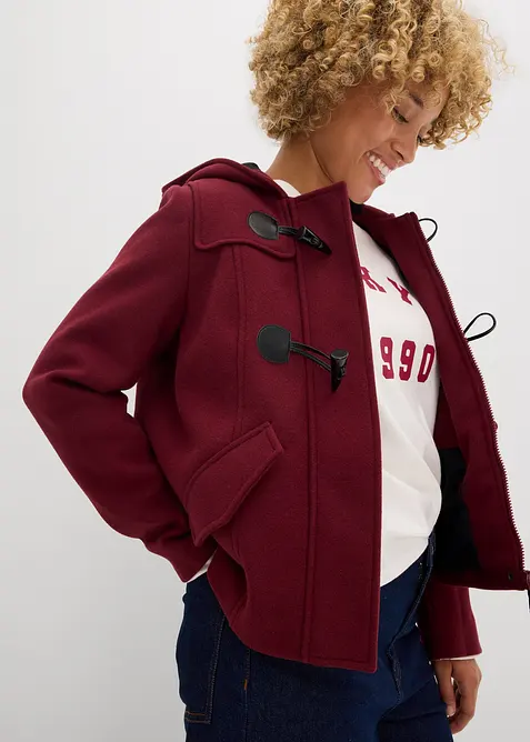 Duffeljacka i ylleimitation, bonprix