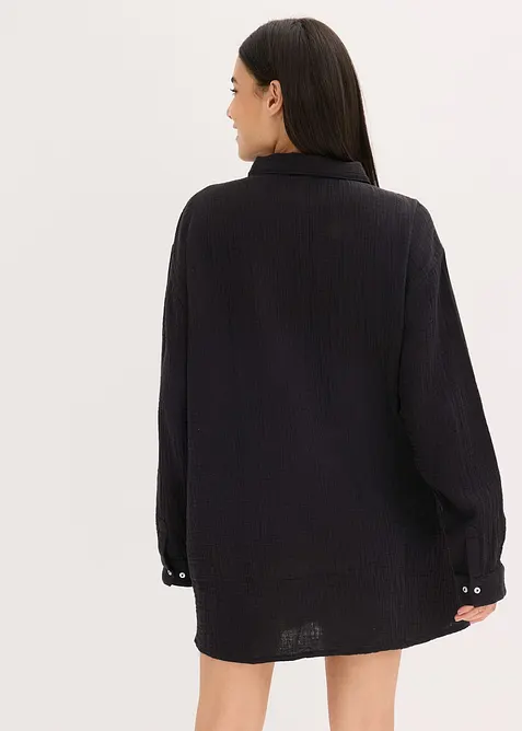 Nattlinne av muslin i oversizemodell, bonprix