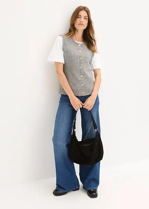 Stickad v&auml;st, bonprix