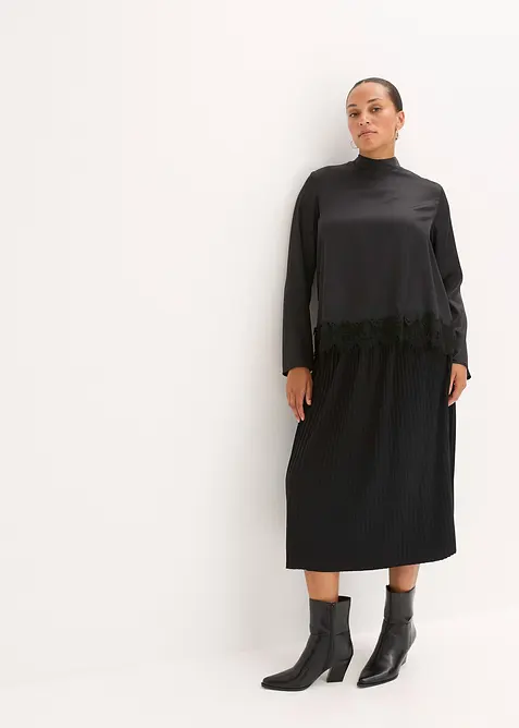 Jerseykjol av mjuk viskosmix, bonprix