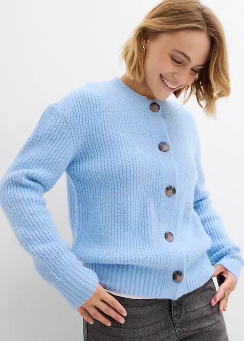 Stickad kofta, bonprix