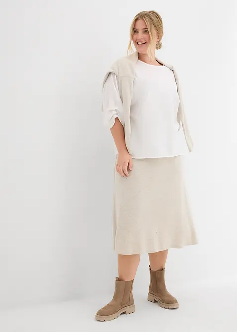 Blustopp i ren bomull, bonprix