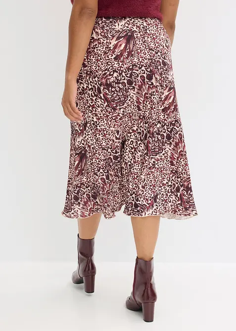 Satinkjol med struktur, bonprix