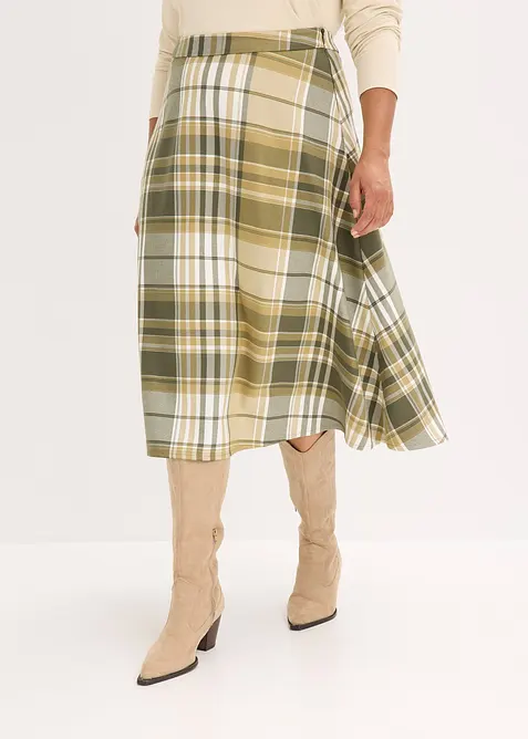 Mellanlång kjol, bonprix