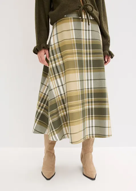 Mellanlång kjol, bonprix