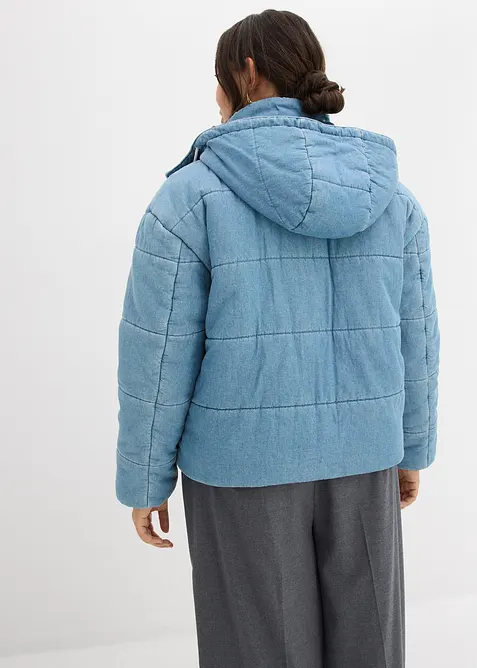 Täckjacka i denim, bonprix