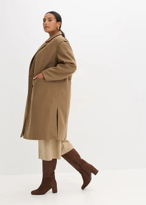 Fleecekappa med avtagbara &auml;rmar, bonprix