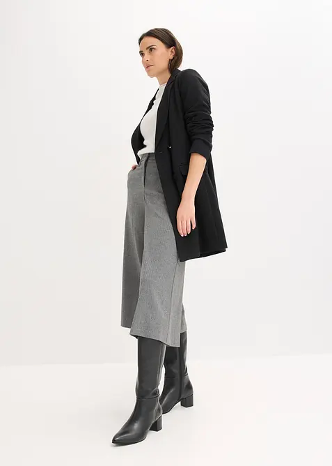 Kortärmad tröja med paljetter och glittrande trådar, bonprix