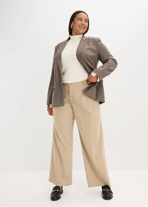 Polotröja med dekorativa knappar, bonprix