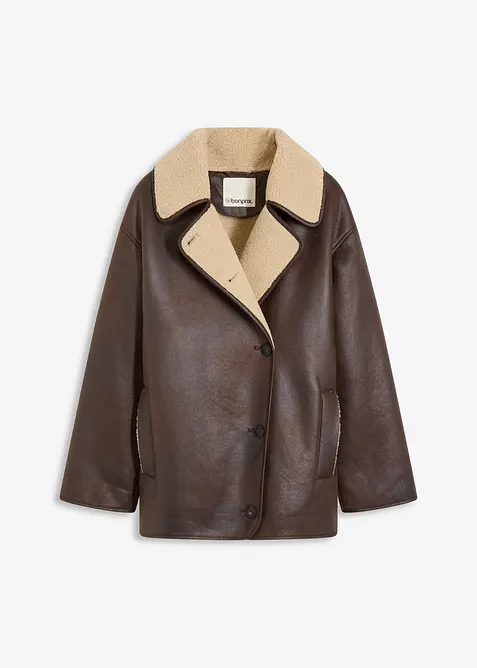 Jacka i lammskinnsimitation, bonprix