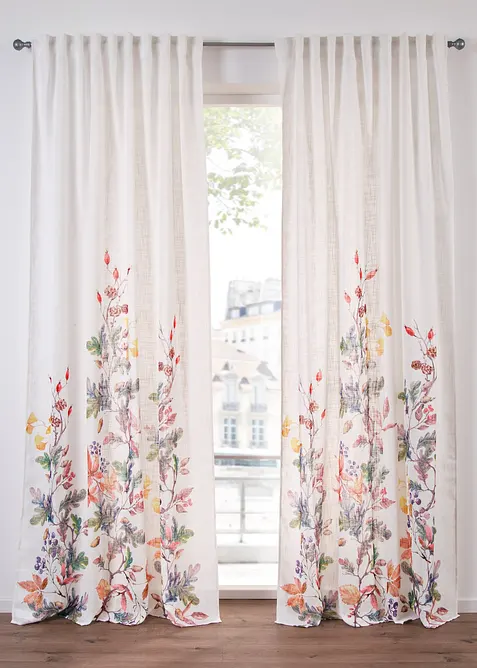 Gardinlängd med återvunnen polyester (1-pack), bonprix