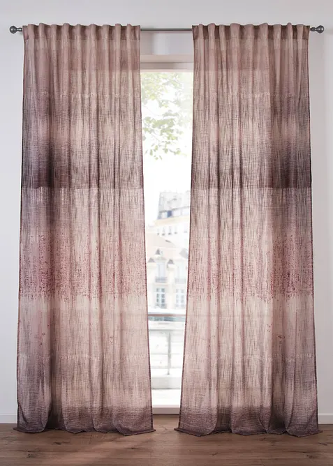 Gardinlängd med återvunnen polyester (1-pack), bonprix