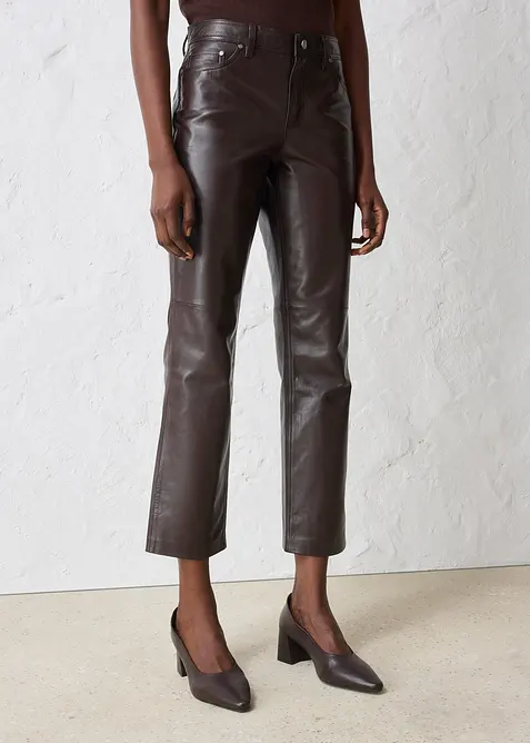 Skinnbyxa i lammnappa, bonprix