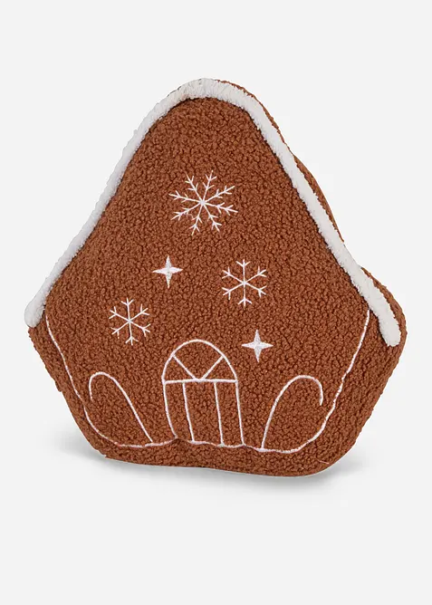 Prydnadskudde i form av ett pepparkakshus, bonprix