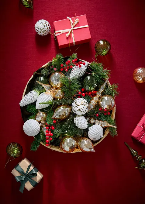 Julgranskulor (12 delar), bonprix