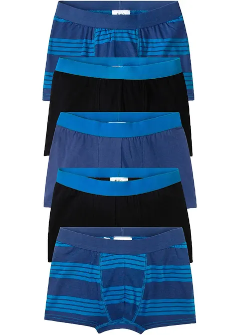 Boxershorts med mjuk bomull (5-pack), bonprix