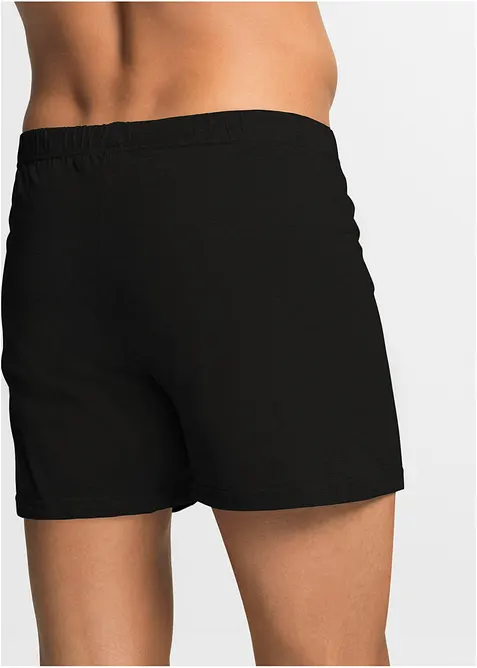 Lediga jerseyboxershorts med mjuk bomull (4-pack), bonprix