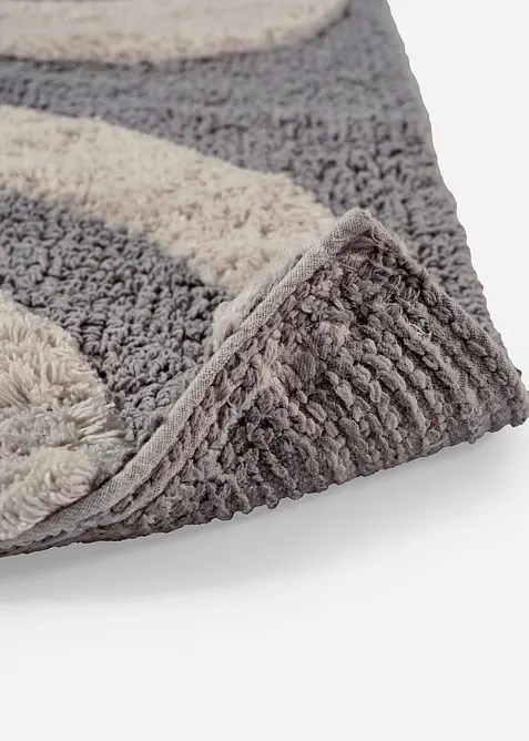 Badrumsmatta med mönster av halvcirklar, bonprix