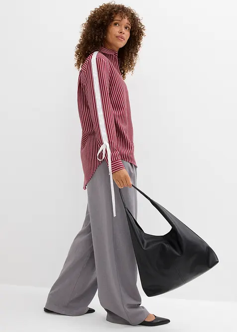 Oversized skjorta av ren, ekologisk bomull, bonprix