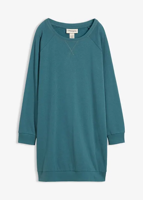 Klänning av mjuk frotté, bonprix