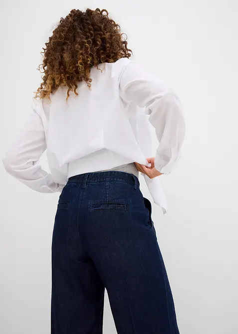 Wide Leg Jeans High Waist, Super Soft, bonprix