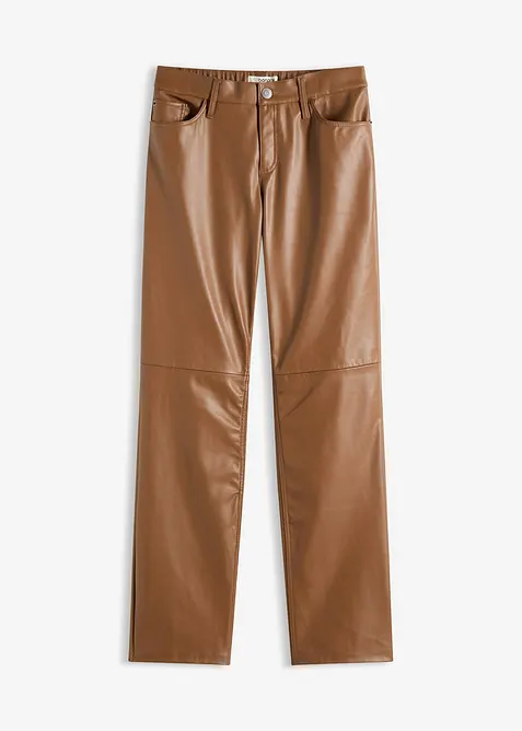 Byxa i skinnimitation med bekväm midja, bonprix