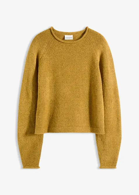 Tröja med rund halsringning, bonprix