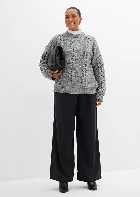 Marlenebyxa med omlottlook, bonprix