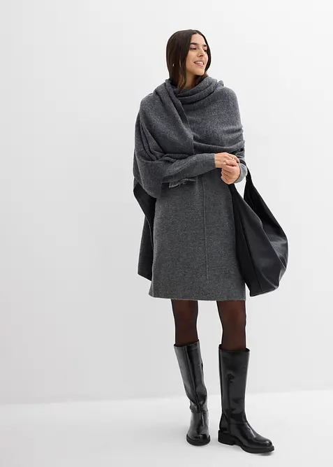 Stickad kl&auml;nning, bonprix