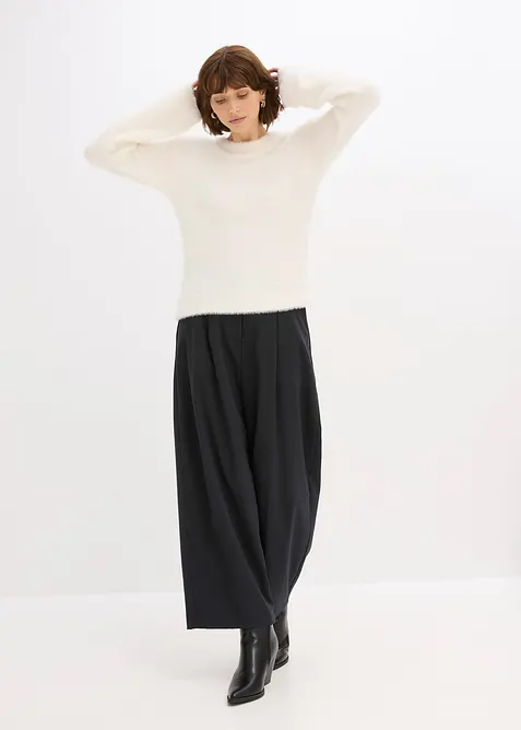 Tr&ouml;ja med plyschk&auml;nsla, bonprix