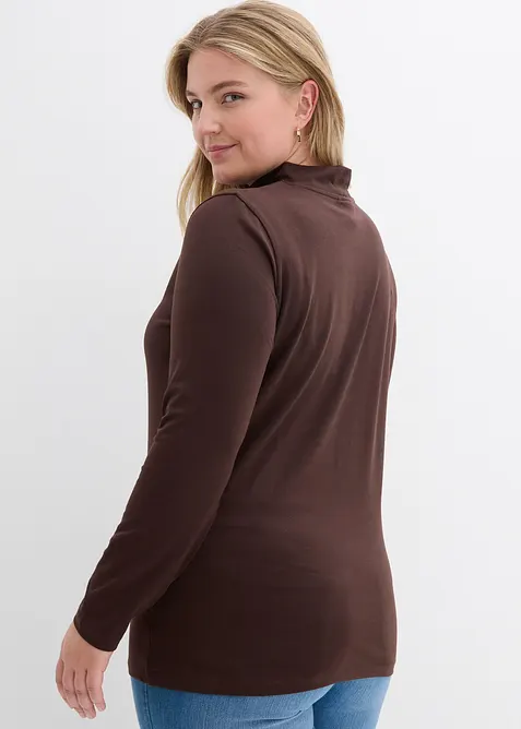 L&aring;ng&auml;rmad topp i figurn&auml;ra modell, bonprix