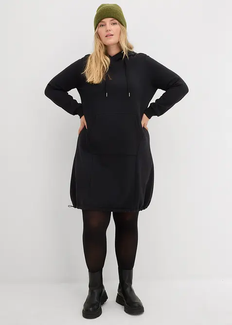Jerseykl&auml;nning i bomullsmix, bonprix