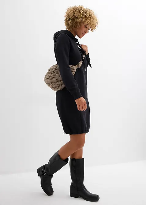 Jerseykl&auml;nning i bomullsmix, bonprix