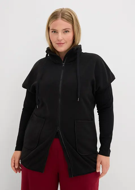 Fleeceväst i återvunnen polyester, bonprix